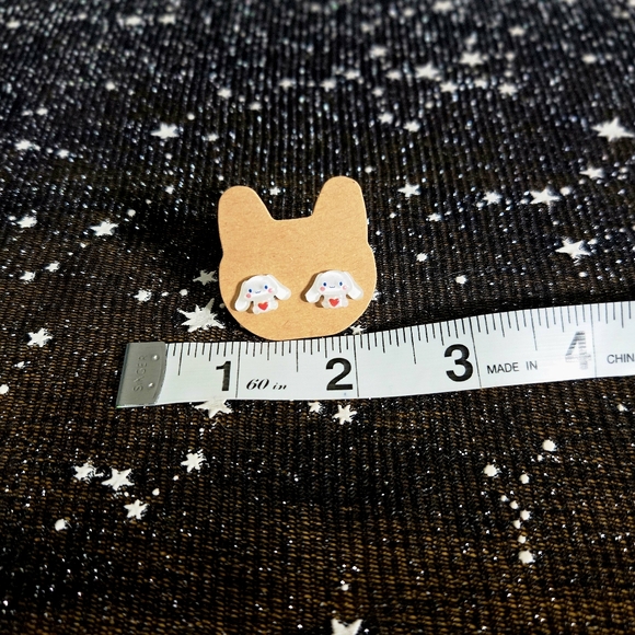 Custom Pompompurin Hypoallergenic Stainless Steel Post Earrings - Picture 5 of 5